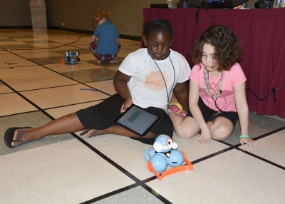 Children discover new love for robots at camp